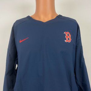 Nike Boston Red Sox Dri Fit Windbreaker Jacket MLB Baseball Blue Size L